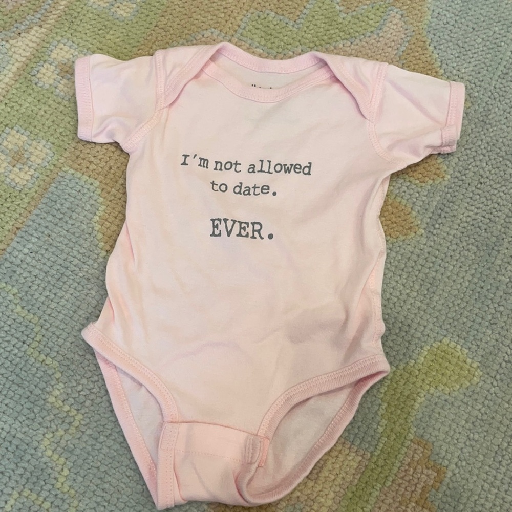 No Dating 6 Month Baby Outfit